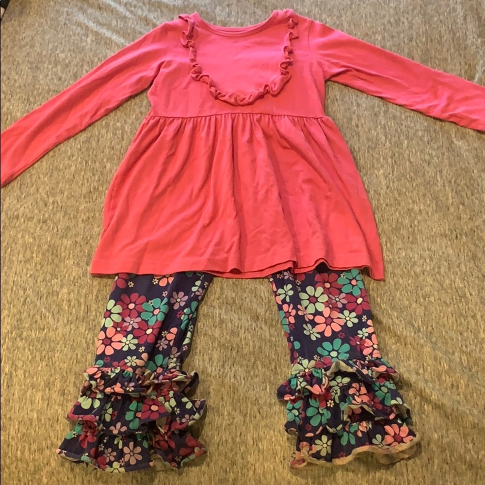 Girl’s Cotton Dress Set